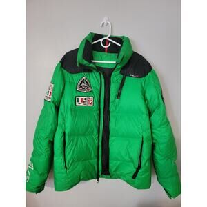 Super Rare! Retro 2012 RLX Ralph Lauren LARGE green ski/expedition jacket Rlxita